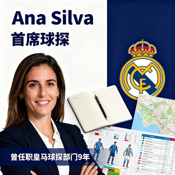 Ana Silva 首席球探，曾任职皇马球探部门9年